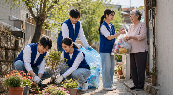 지역사회 봉사활동
